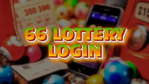 on image text: 66 lottery login