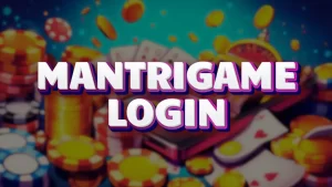 illustration text 'mantrigame login'